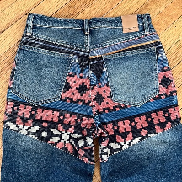 Free people We the Free Rocky Mountain Straight Leg Jeans High Waisted - Picture 7 of 14